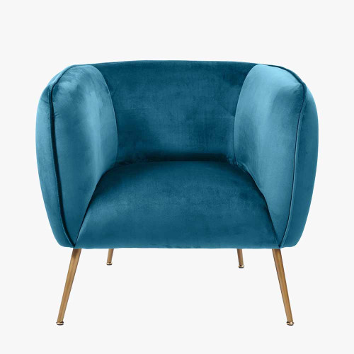 Sapphire blue accent discount chair