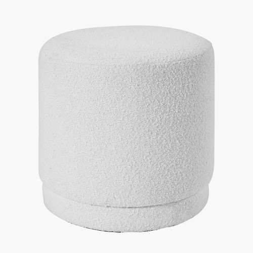 Sassari Boucle Cylinder Pouffe