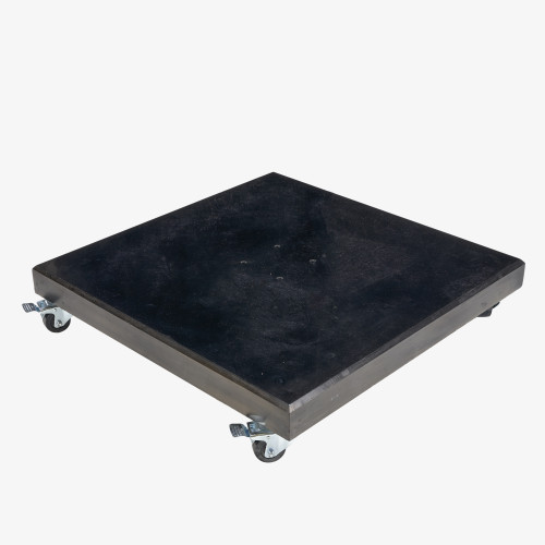 Polished Black Granite 90KG Wheeled Parasol Base