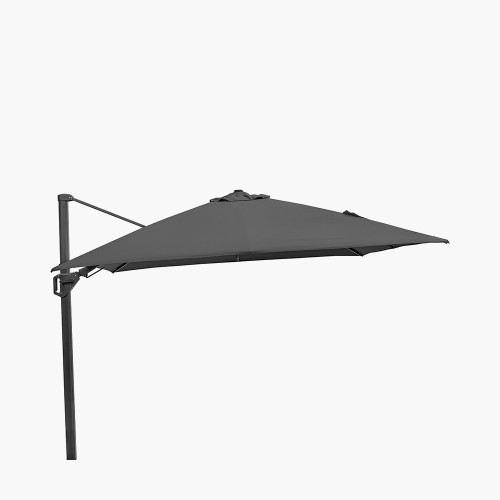 Challenger T2 3m Square Anthracite Parasol