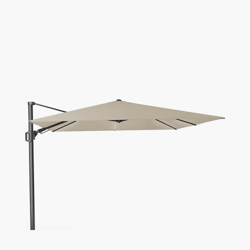 Glow Challenger T2 3m Square Premium Champagne Free Arm Parasol