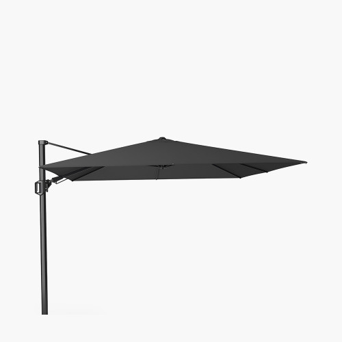 Challenger T2 3m Square Faded Black Free Arm Parasol