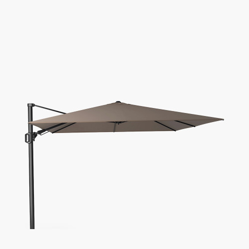 Challenger T2 3m Square Havana Taupe Free Arm Parasol