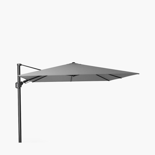 Challenger T2 3m Square Manhattan Grey Free Arm Parasol