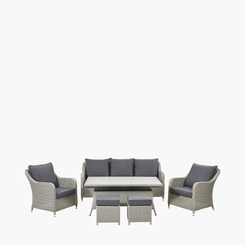 Stone Grey Antigua Lounge Set Ceramic Top