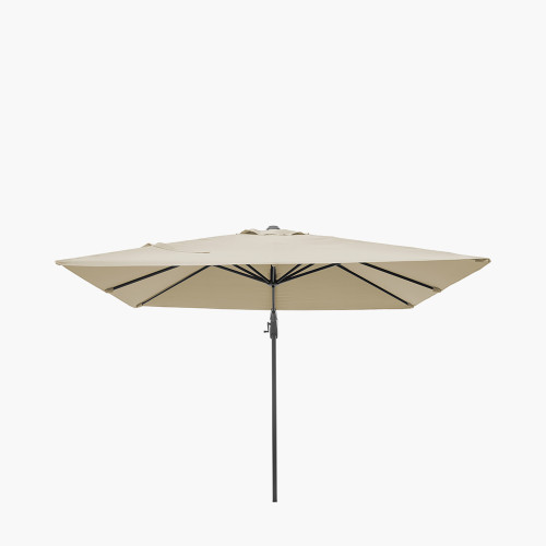 Voyager T2 2.7m Square Champagne Free Arm Parasol