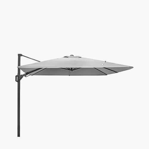 Voyager T2 2.7m Square Luna Grey Parasol