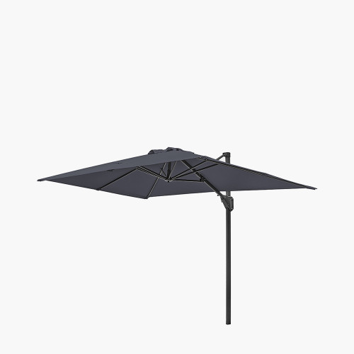 Voyager T1 3m x 2m Oblong Anthracite Parasol