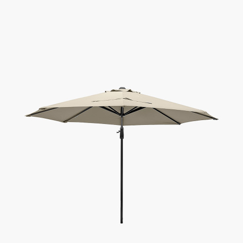 Voyager T1 3m Round Champagne Free Arm Parasol