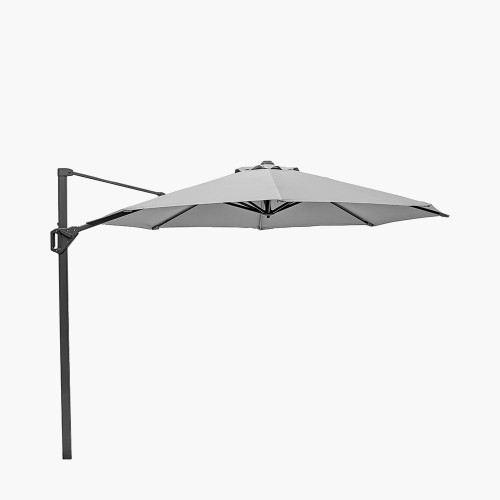 Voyager T1 3m Round Luna Grey Parasol