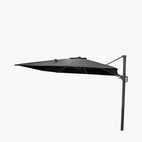 Challenger T2 3.5 x 2.6m Oblong Anthracite Parasol