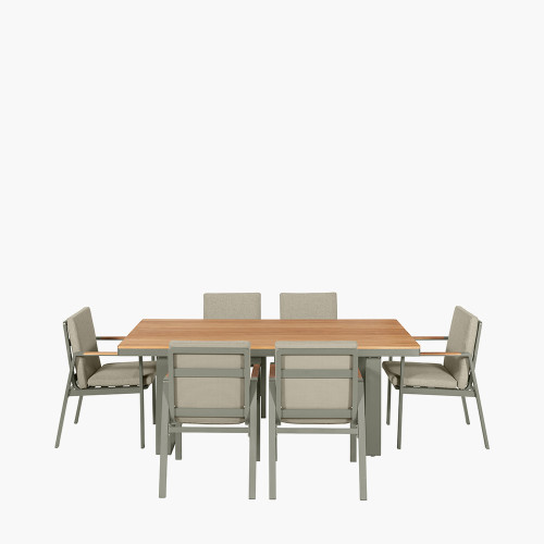 Stockholm Limestone 6 Seater Dining Set  