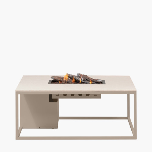 Cosiloft 120 Sandy Beige Fire Pit Table