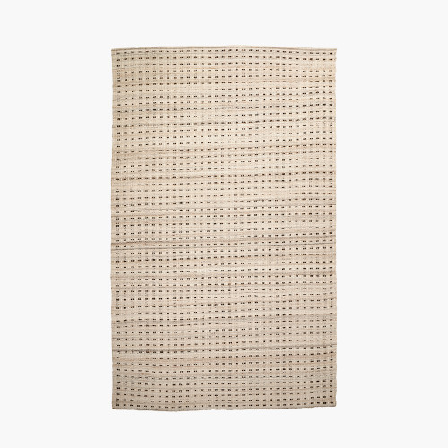 Indoor Outdoor Natural Double Stitch Rug LRG