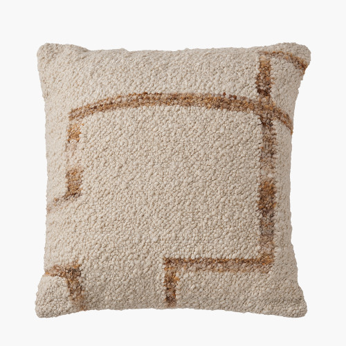 Indoor Outdoor Natural/Tan Fleck Cushion