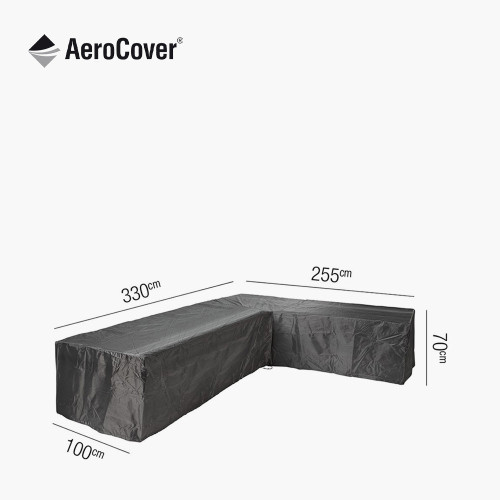 Lounge Set Aerocover L-Shape 330 x 255 x 100 x 70