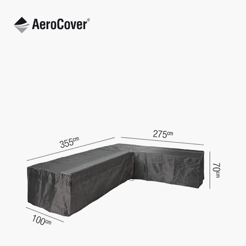 Lounge Set Aerocover L-Shape 355 x 275 x 100 x 70