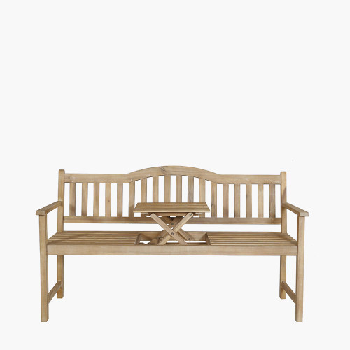 Richmond Light Teak Acacia Wood Pop Up Bench