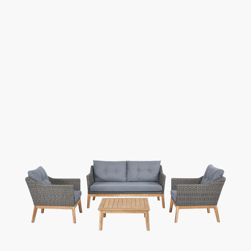 Pacific Lifestyle Limited - Larissa Kubu Grey Outdoor Seating Set