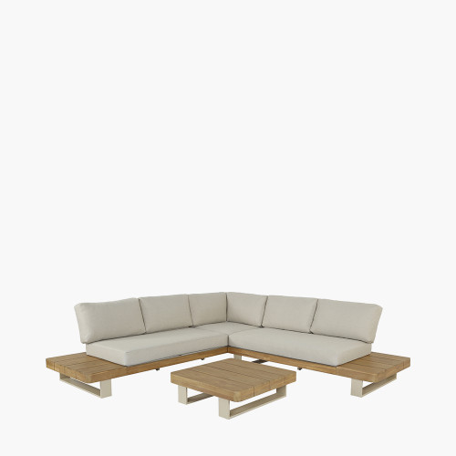 Osaka Latte Outdoor Corner Seating Set