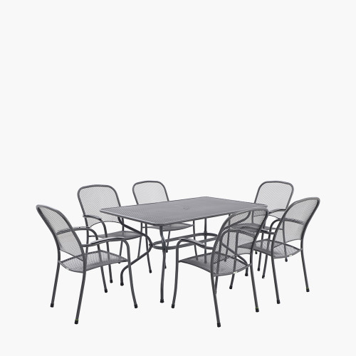 Carlo Rectangular 6 Seater Dining Set