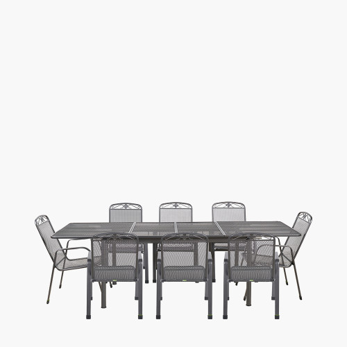 Savoy Extendable Rect 8 Seater Dining Set