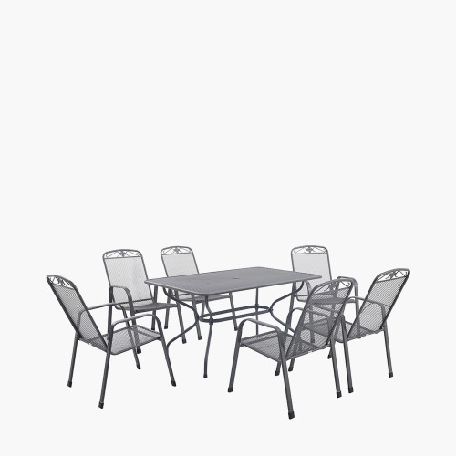 Savoy Rectangular 6 Seater Dining Set