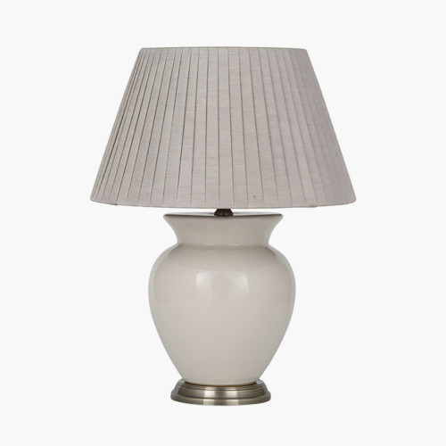 Cream Ceramic Table Lamp