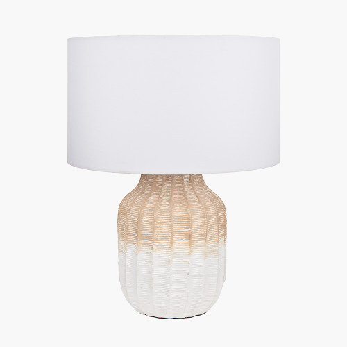 Amalia Table Lamp Base & Harry 30 Ivory shade