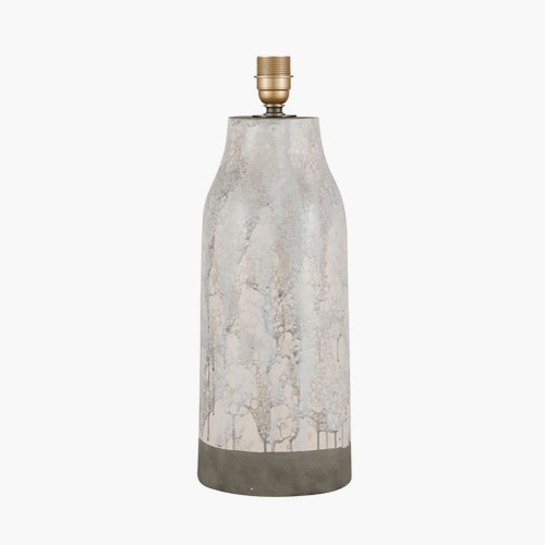 Tall Marble Effect Stoneware Table Lamp