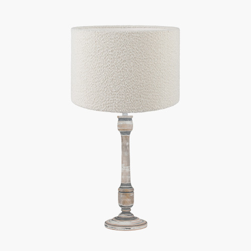 Captiva Table Lamp Lino 35cm White shade