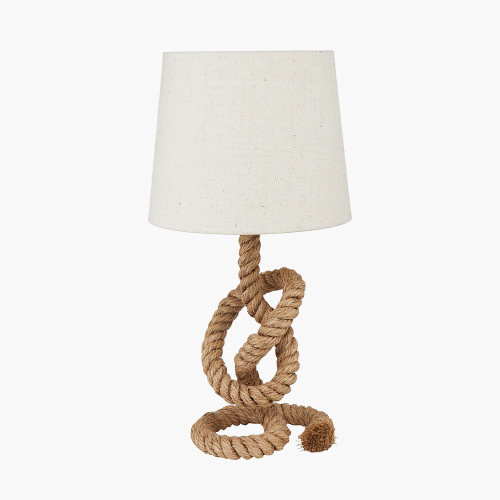 Jute deals table lamp