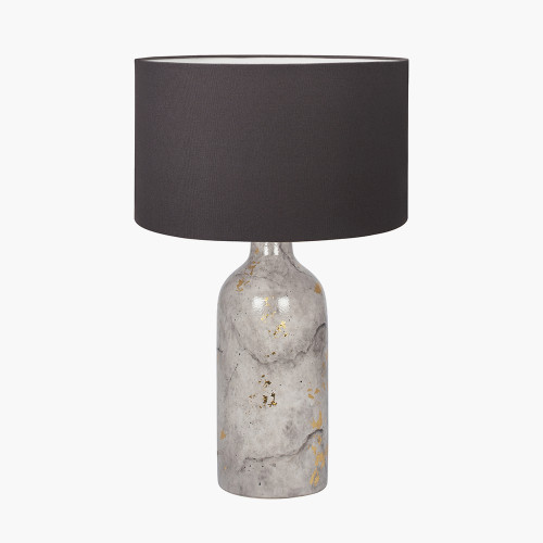 Keros Lamp Base & Henry 30cm Grey shade