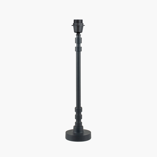 Matt Black Stick Metal Table Lamp