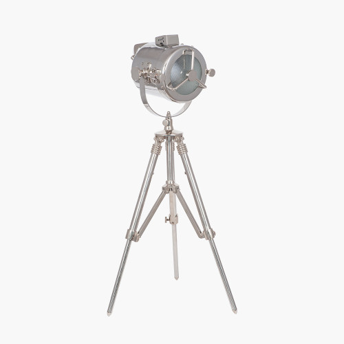 Nickel Searchlight Table Lamp