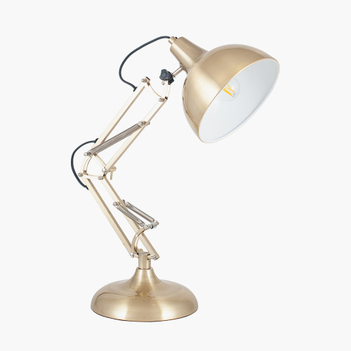 Brass Metal Task Table Lamp