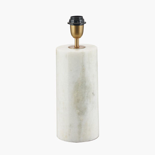 Kiorini White Marble Table Lamp