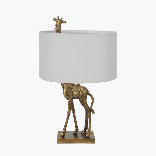 Giraffe Base & Harry 35cm Ivory shade