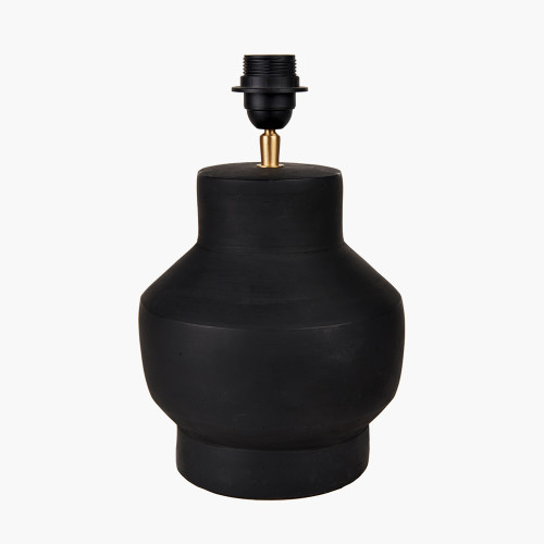 Inna Black Urn Terracotta Table Lamp