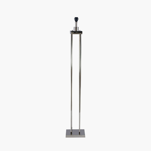 Nickel 4 Post Floor Lamp