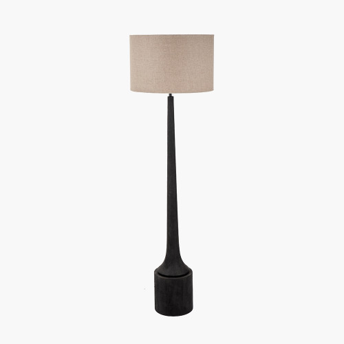 Marin Blk Base & Edward 45cm Natural shade