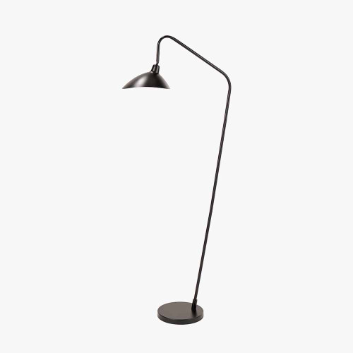 Toulon Matt Black Metal Task Floor Lamp