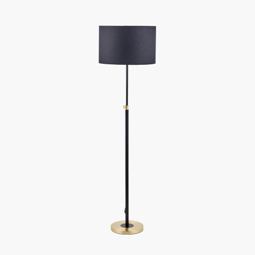 Bryce Black & Gold Metal Floor Lamp