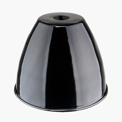 Piccolo Black Metal Dome Pendant Shade Only 