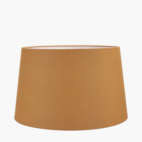 35cm Mustard Handloom Tapered Cylinder Shade