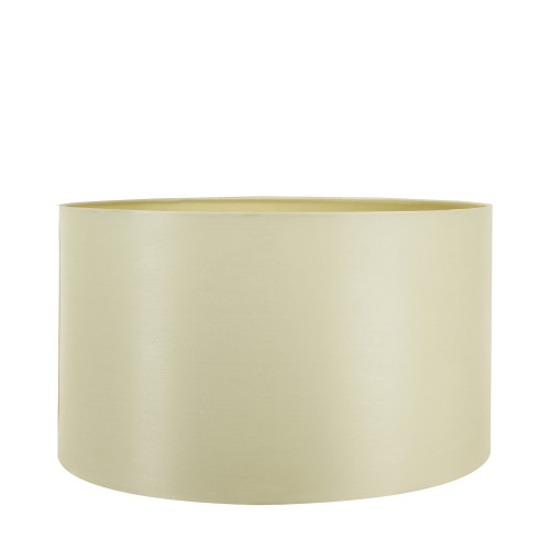 45cm Almond Silk Lined Cylinder Shade