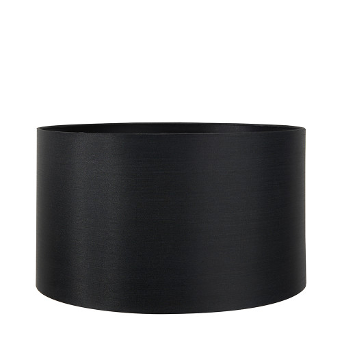 40cm Black Silk Cylinder Drum Shade