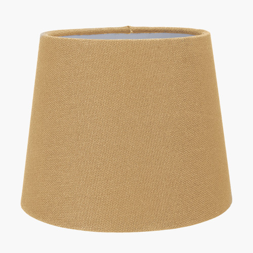 15cm Taupe Handloom Tapered Lemon Clip Shade