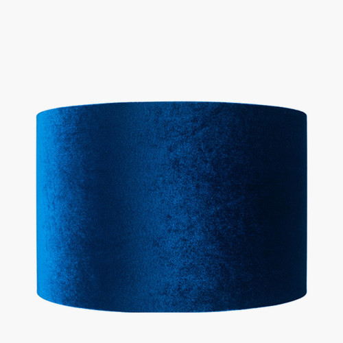 35cm Sapphire Velvet Cylinder Shade