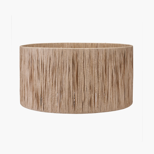 Tilia 40cm Natural Raffia Cylinder Shade